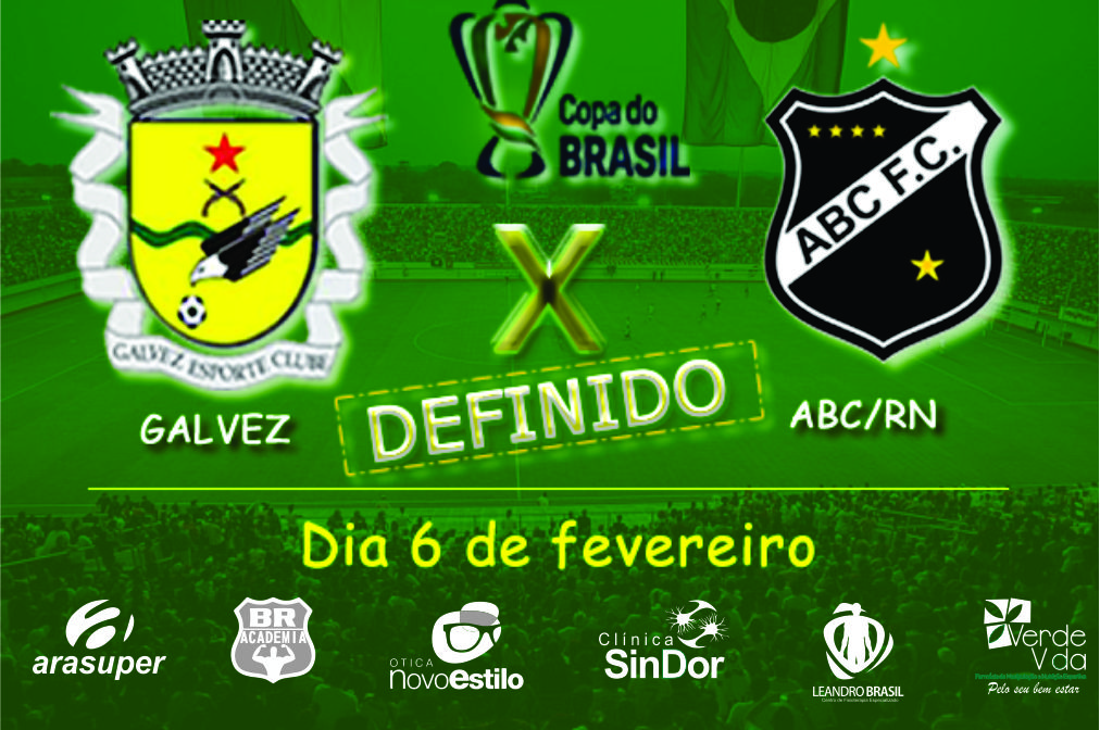 Galvez conhece o adversário da primeira fase da Copa do Brasil 2019