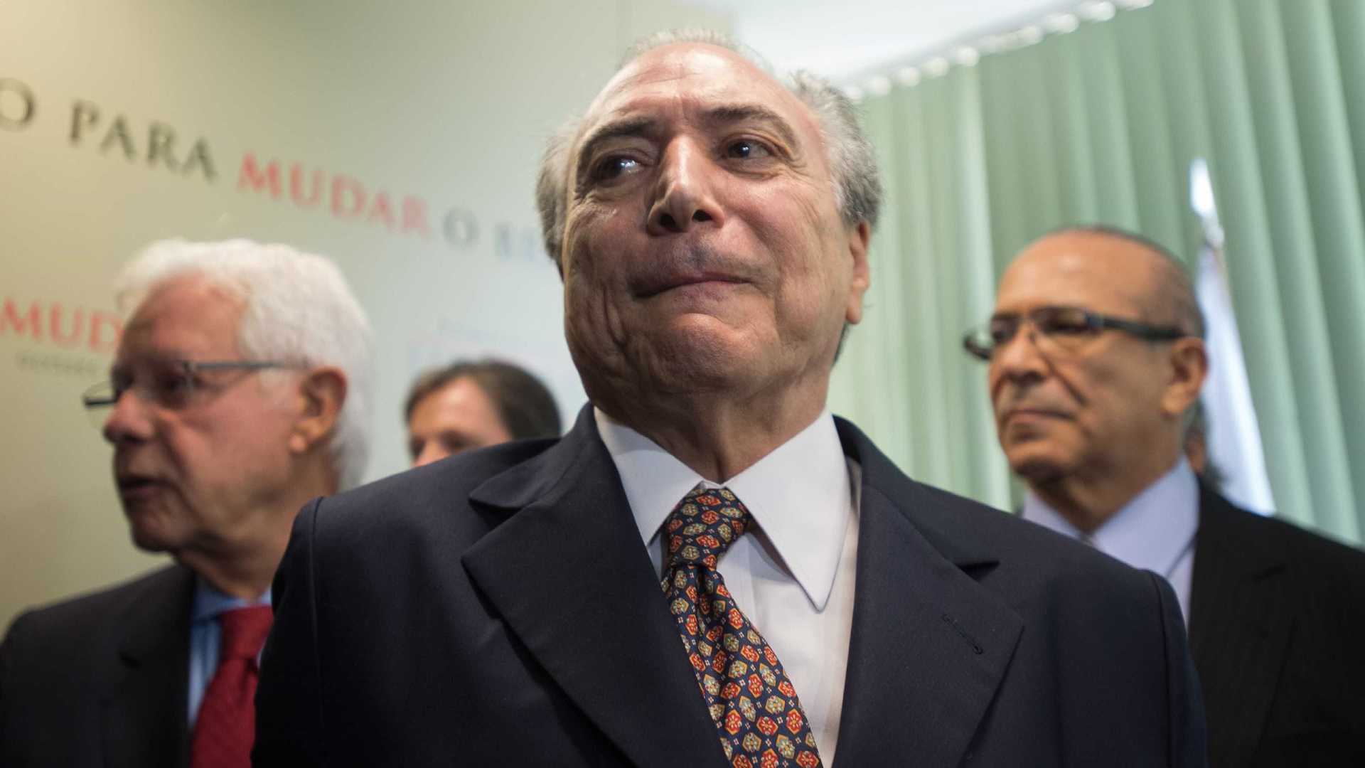 Dodge ao STF: Temer, Moreira Franco e Padilha praticaram corrupção