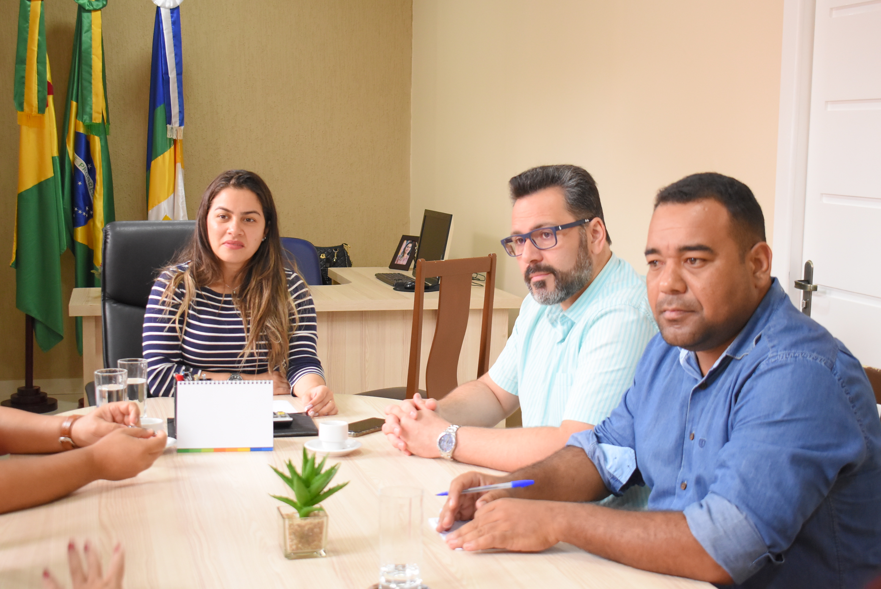 Prefeita Fernanda Hassem recebe deputado federal Alan Rick e agradece emendas para Brasiléia