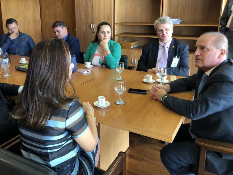 Senadora Mailza Gomes se reúne com ministro da Casa Civil, Onyx Lorenzoni