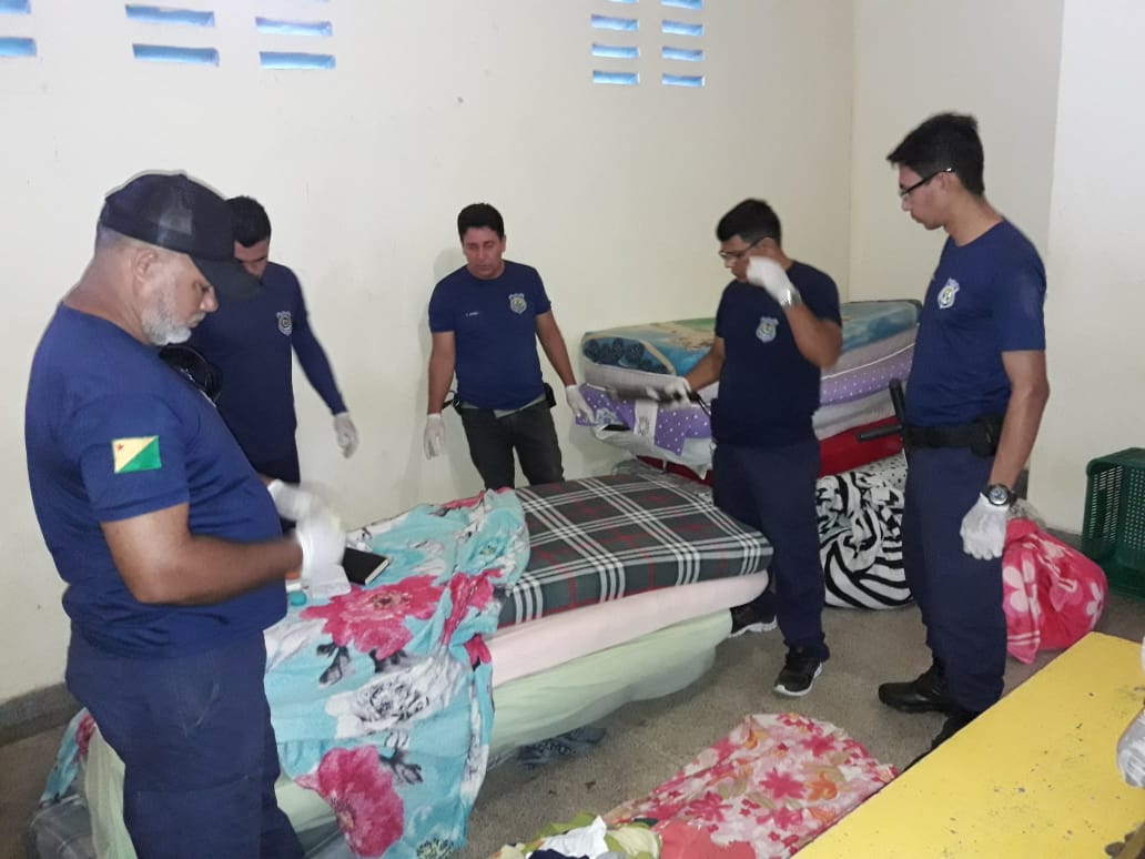 Em ação, ISE apreende objetos perfurantes e maconha em unidade sócio educativa do Acre