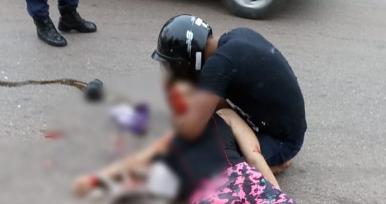 Mulher morre em acidente entre moto e ônibus na BR-364, em Rio Branco