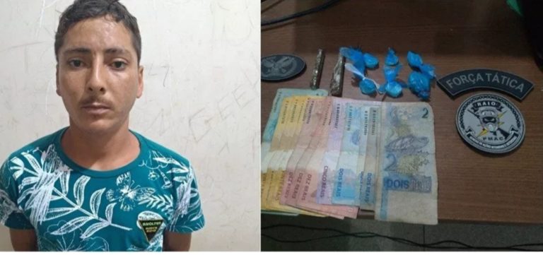 Dupla é presa acusada de tráfico de drogas em quadra esportiva de Cruzeiro do Sul