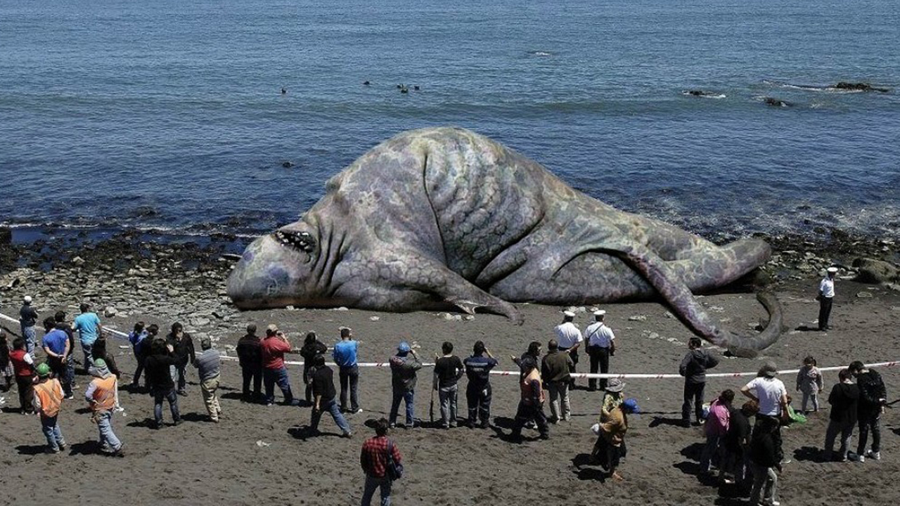 Veja monstros marinhos intrigantes encontrados em praias ao redor do mundo