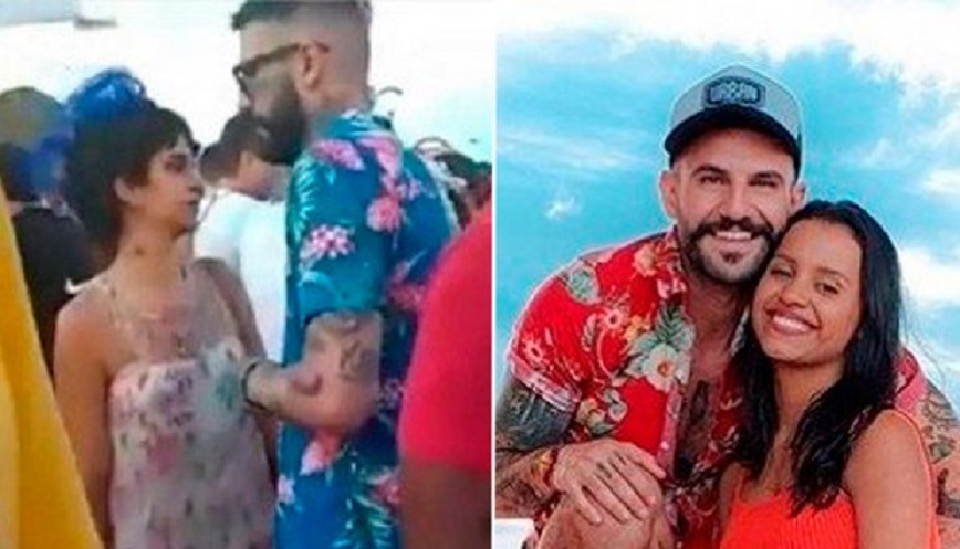 E a Gleici? ex-BBB Wagner curte festa com outra e se irrita com filmagem