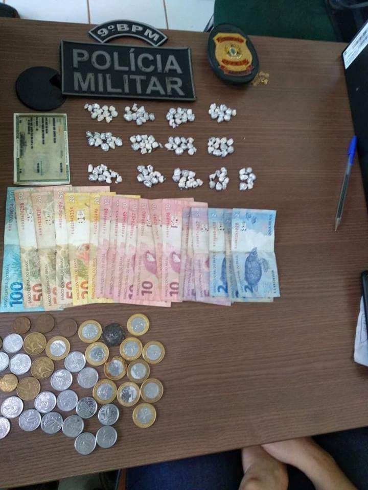 Forças de segurança pública apreendem mais de 120 pedras de entorpecente