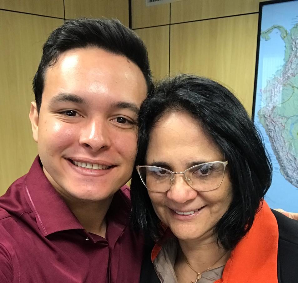 Em Brasília, João Paulo Bittar encontra ministra Damares e busca parcerias para juventude