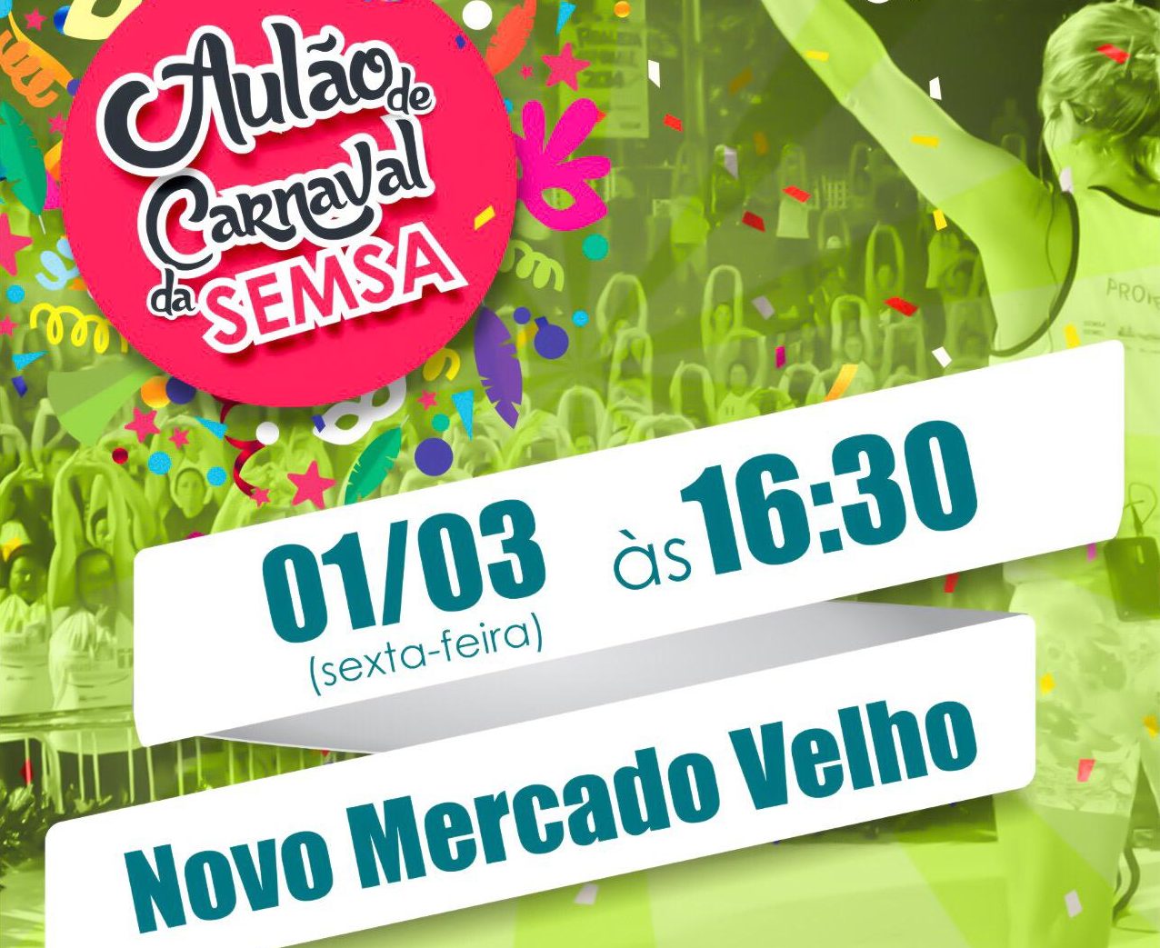 Aulão de Carnaval da Prefeitura acontece nesta sexta-feira