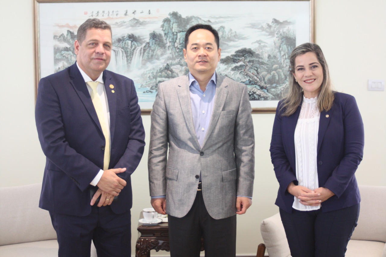 Vice-governador do Acre participa de reunião com embaixador da China
