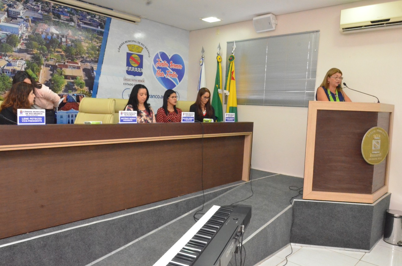 Câmara de vereadores debate violência contra a mulher em audiência pública