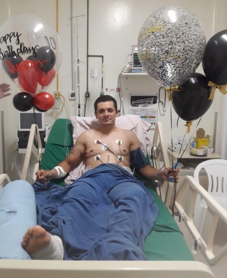 Policial baleado deixa UTI e diz: “Se tinha dúvida da existência de Deus, hoje tenho certeza que ele existe”