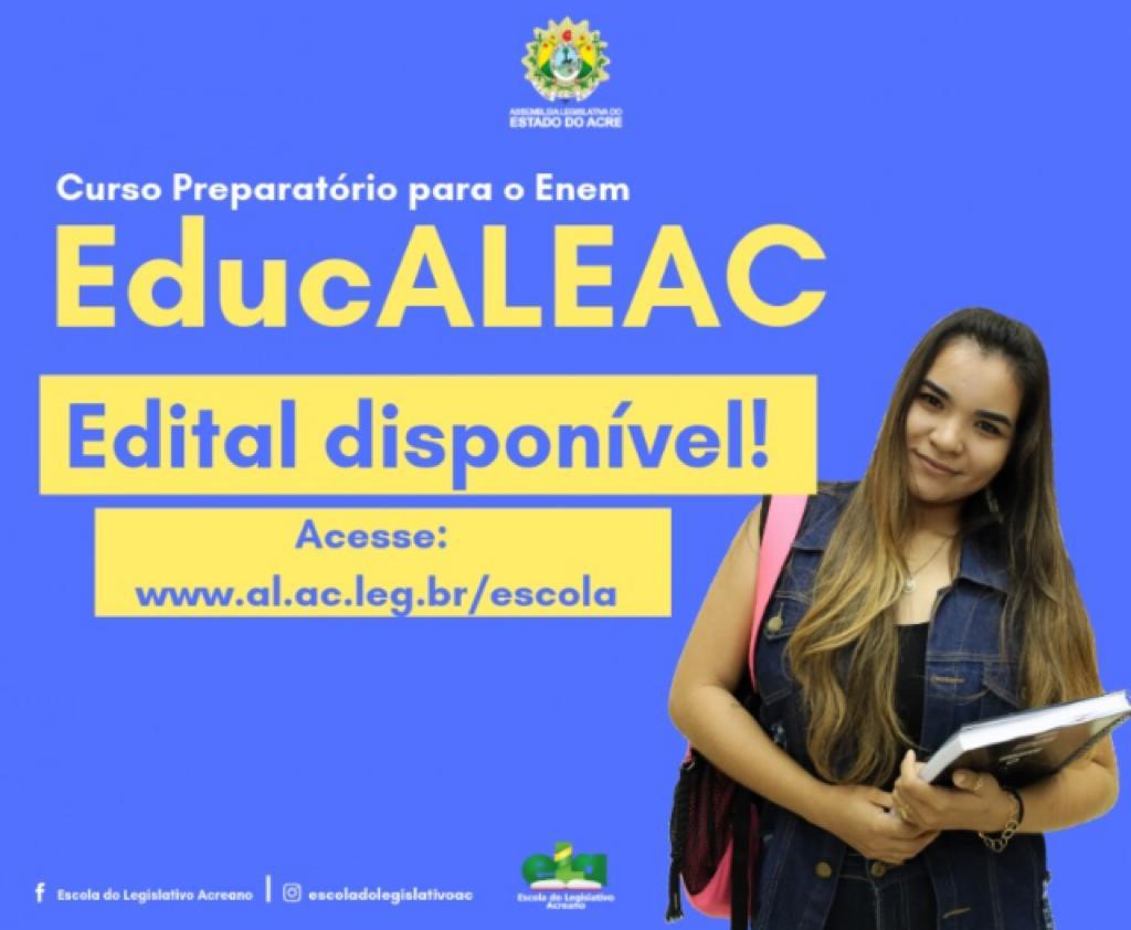Aleac abre edital com vagas em pré-Enem gratuito para estudantes de baixa renda