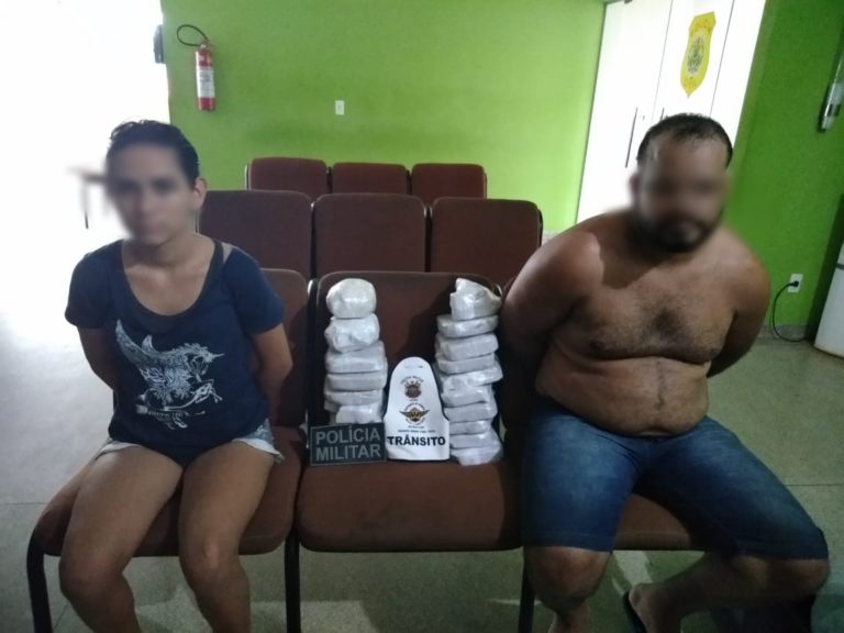 Polícia Militar apreende cerca de 20 kg de drogas e prende duas pessoas