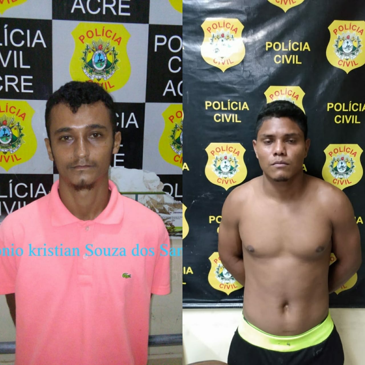 Dois homens acusados de roubos são presos pela Polícia Civil; um deles era foragido da justiça