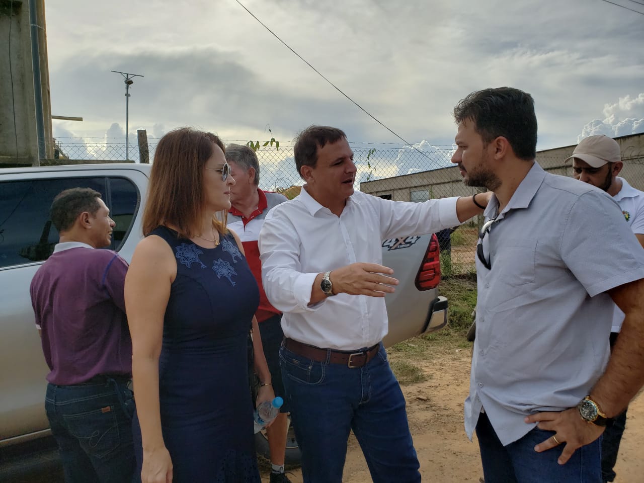 Bittar participa de inauguração de ETA em Sena e manifesta apoio a Bolsonaro e Gladson