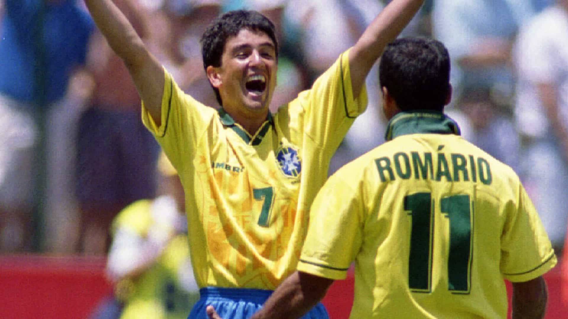 Comentarista diz que Romário ganhou Copa de 94 sozinho e irrita Bebeto