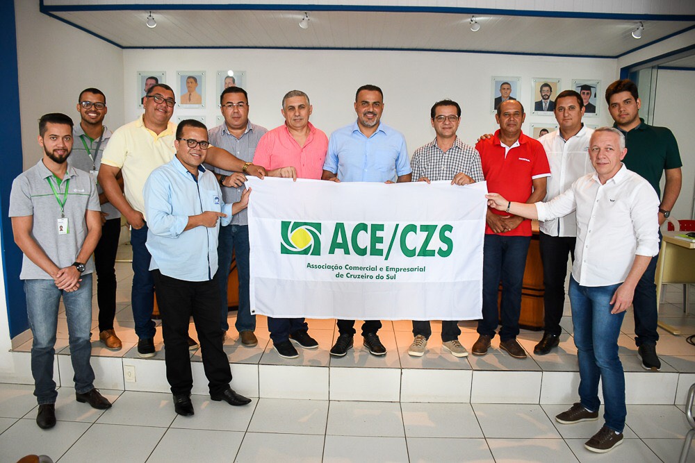 Ilderlei Cordeiro reafirma parceria com a Associação Comercial de Cruzeiro do Sul