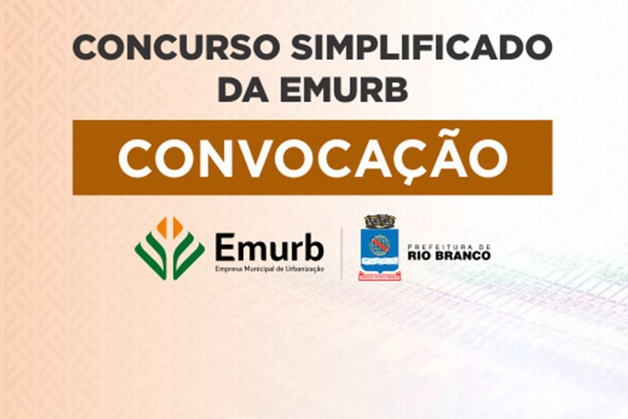 Prefeitura convoca 36 candidatos para formação de cadastro reserva na Emurb