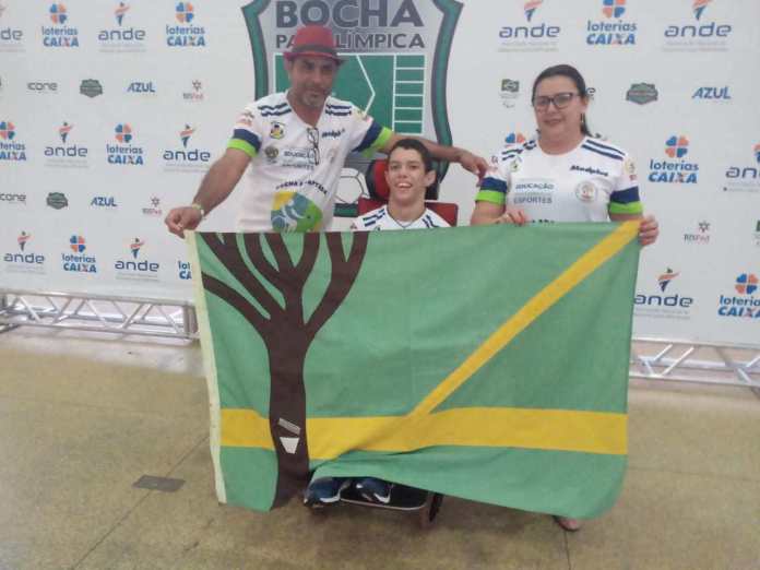 Acreano de Assis Brasil é destaque em competição nacional de Bocha Paraolímpica