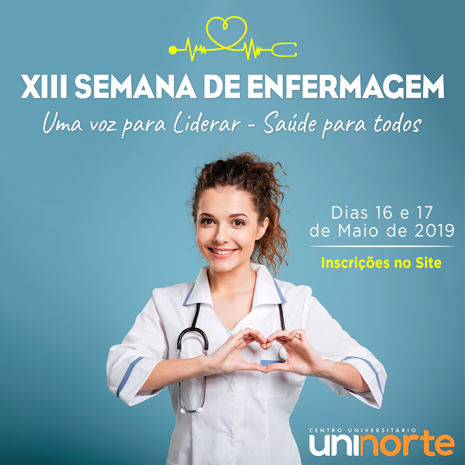 XIII Semana de Enfermagem do Centro Universitário Uninorte ocorrerá dias 16 e 17 de maio