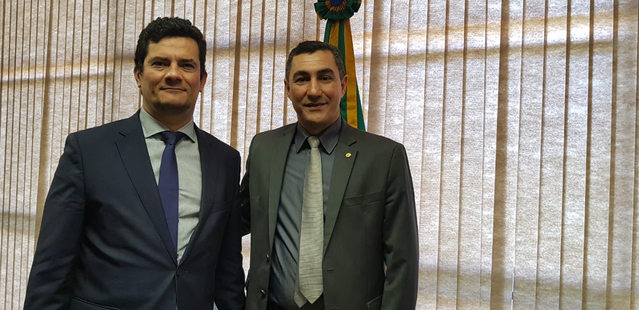 Deputado Jesus Sérgio solicita ao ministro Moro melhorias na Segurança Pública do Acre