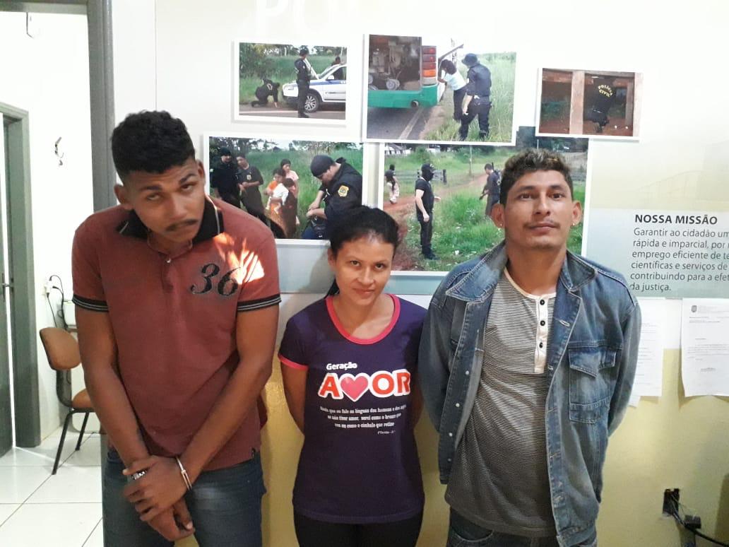 Polícia Civil prende três pessoas por tráfico de drogas e organização criminosa em Capixaba
