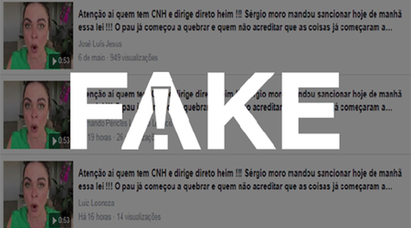 É #FAKE que Moro mandou sancionar lei que aumenta rigor sobre motorista bêbado que causa acidente