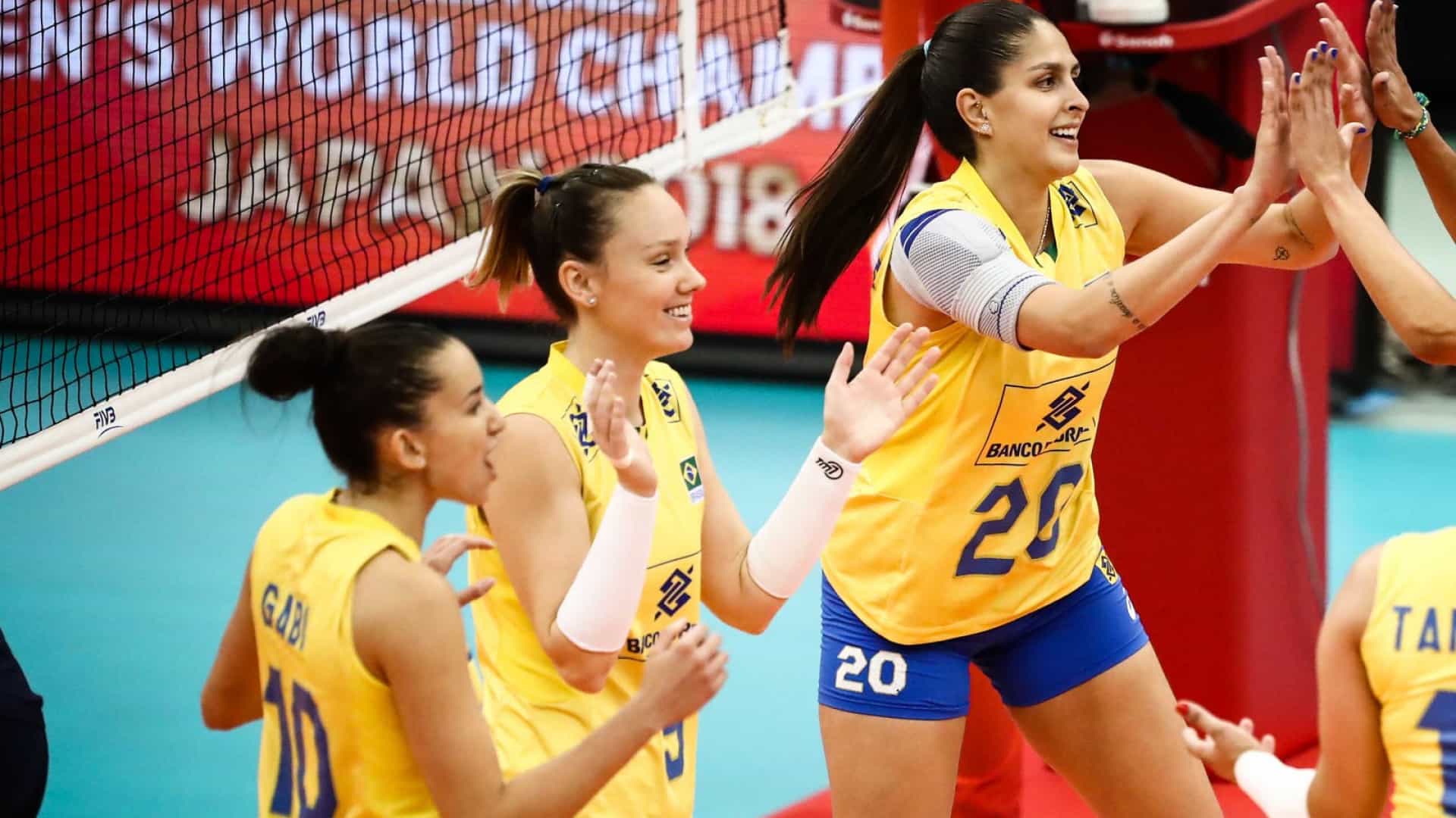Vôlei feminino: Brasil bate China em estreia na Liga das Nações