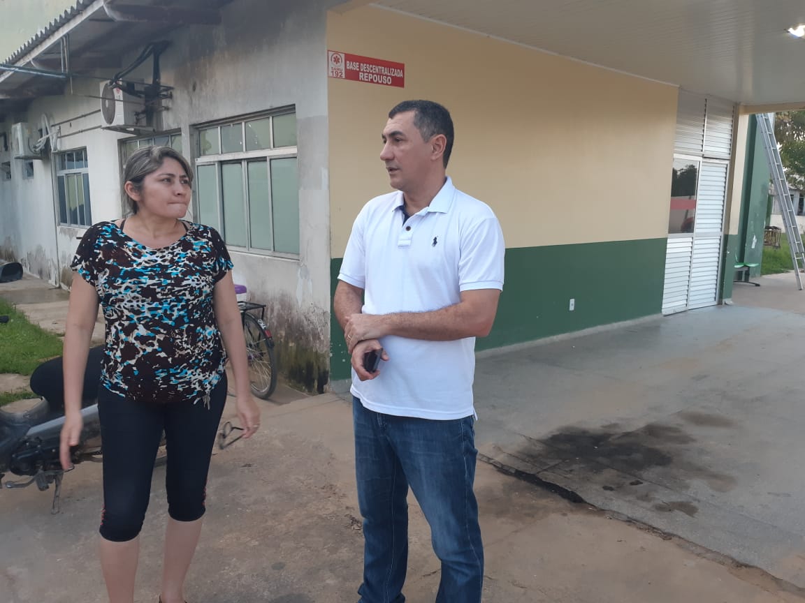 Jesus Sérgio irá destinar recursos para reforma e ampliação do Hospital de Tarauacá