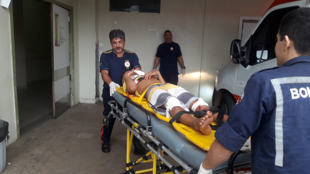Homem é atropelado ao tentar assaltar motociclista no bairro Calafate, em Rio Branco