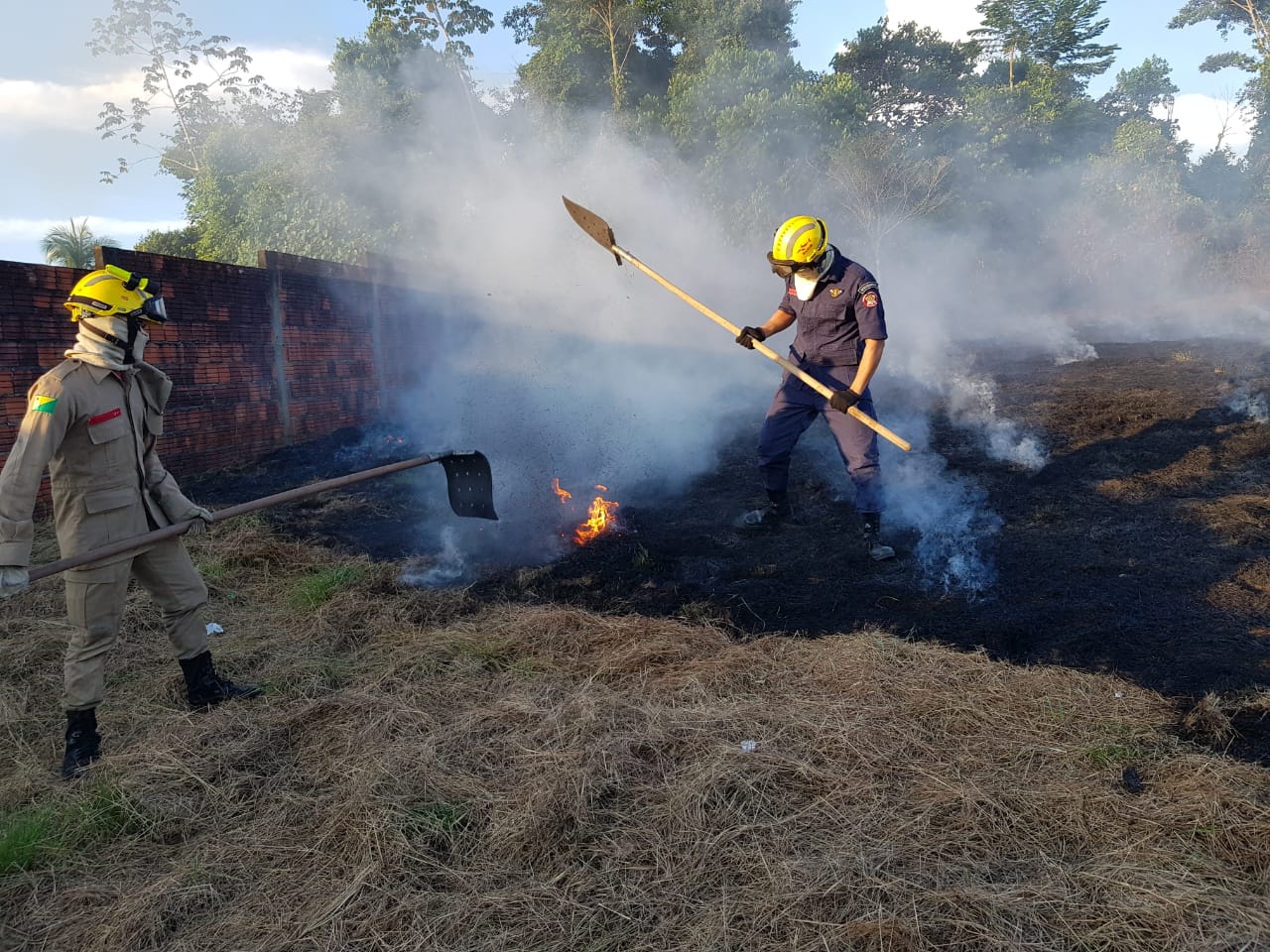 Já são mais de 50 ocorrências de queimadas no primeiro mês do verão amazônico, diz Bombeiros