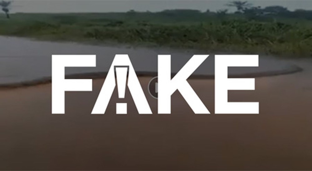 É #FAKE que sucuri de 15 metros tenha sido encontrada no Rio Xingu