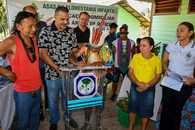 Ilderlei lança Programa Asas da Florestania nas Terras Indígenas