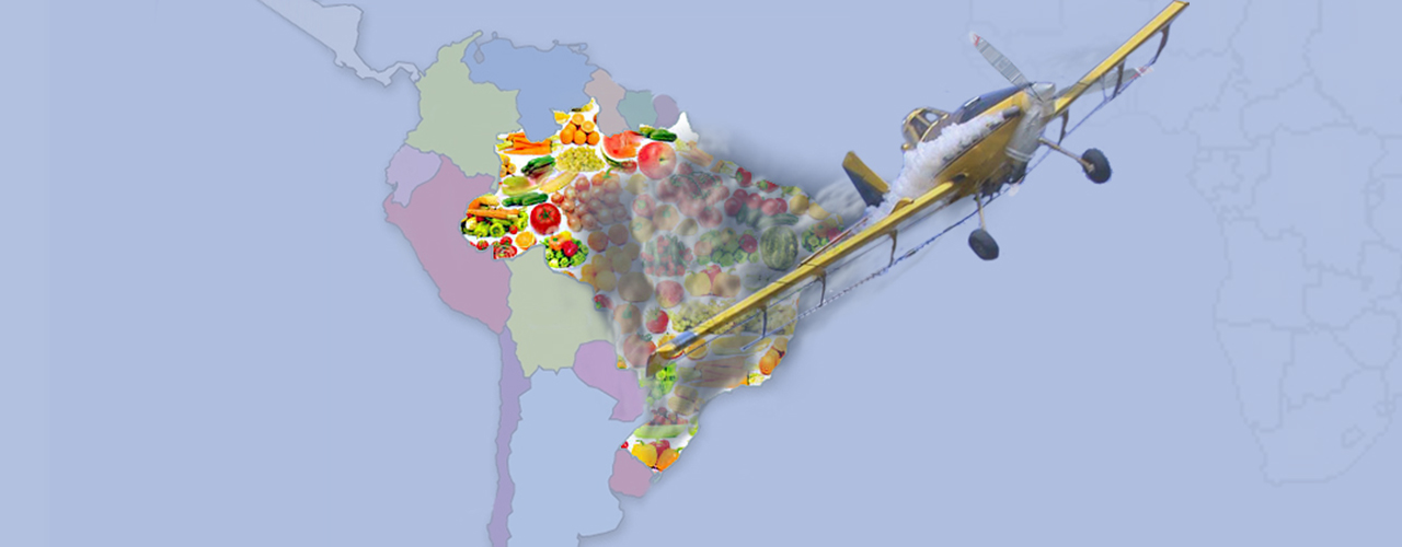 Lançado na Europa mapa do envenenamento de alimentos no Brasil