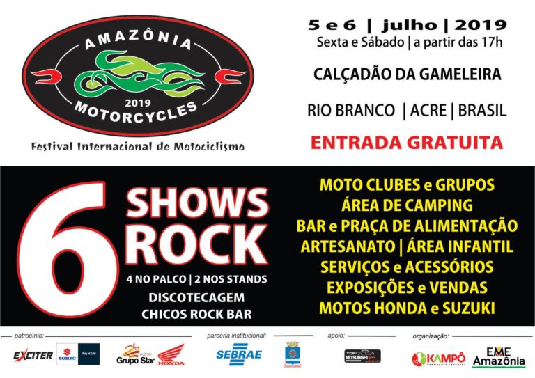 Calçadão da Gameleira é palco do VI Amazônia Motorcycles – Festival Internacional de Motociclismo