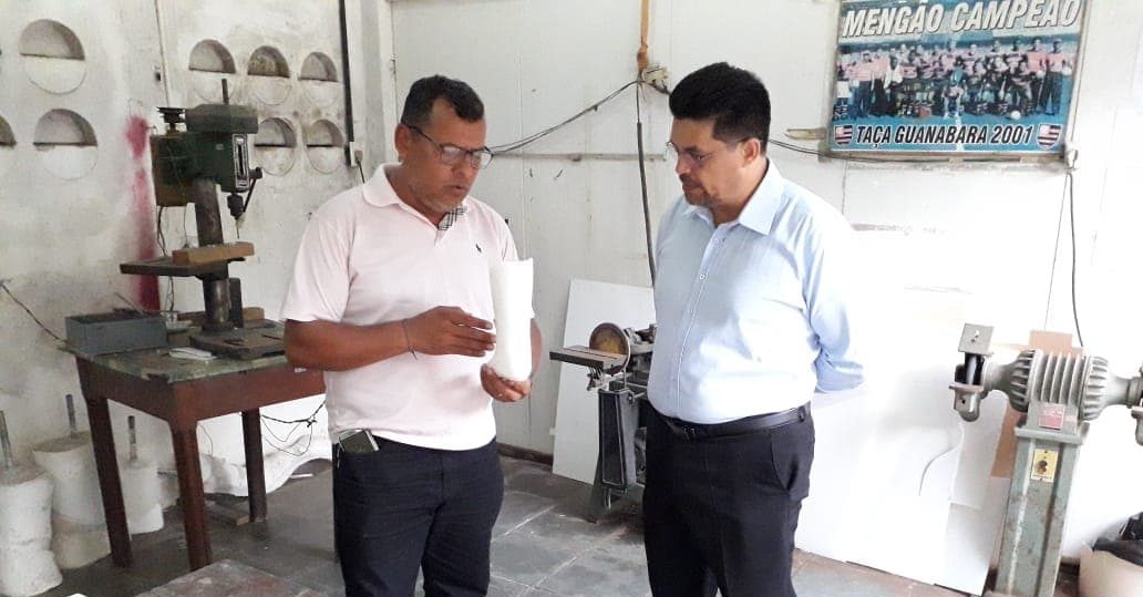 Deputado Federal Manuel Marcos cumpre agenda na Oficina Ortopédica do Acre