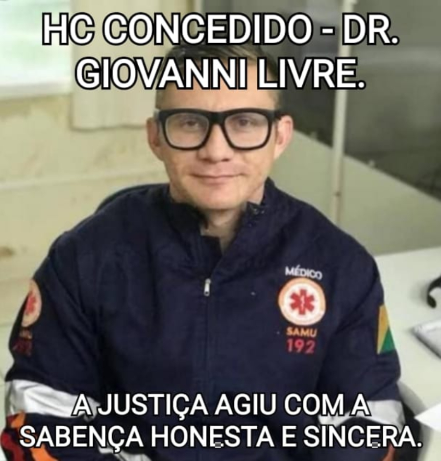 Pai de Giovanni Casseb: “Acabou o espetáculo”