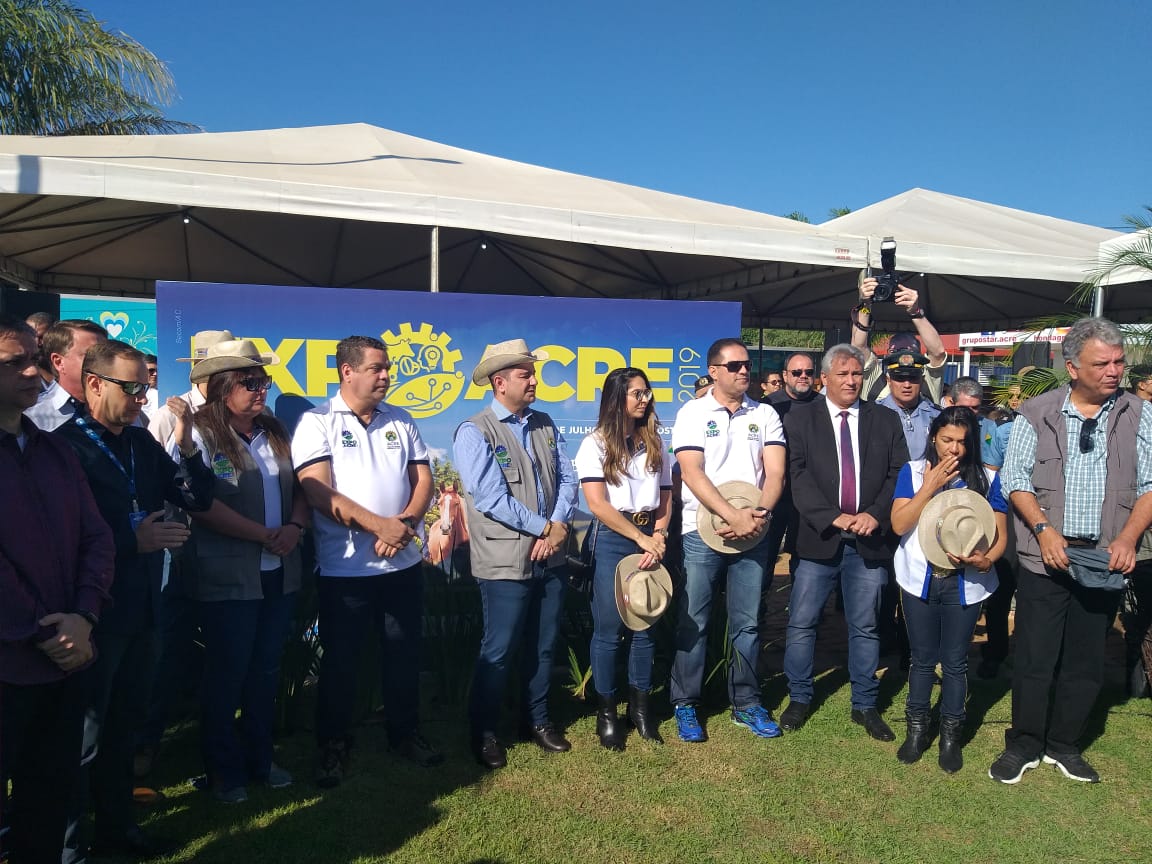Com presença de autoridades, solenidade marca abertura da Expoacre 2019