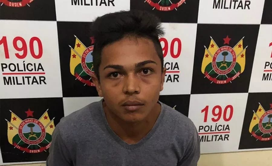 Assaltante tenta se passar por menor, mas acaba preso