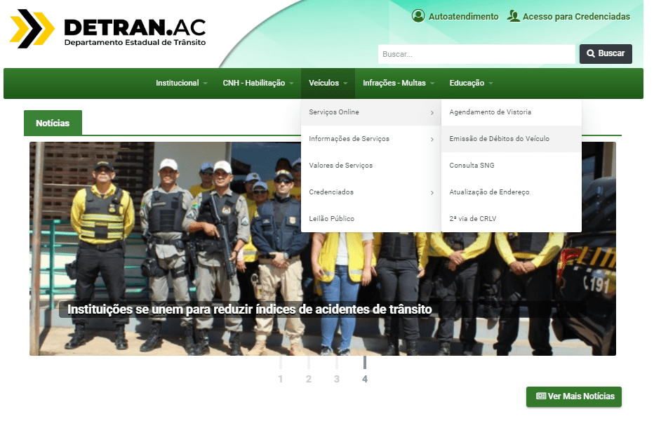 Prazo de pagamento do Licenciamento de veículos termina nesta quarta