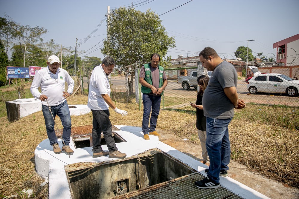 Depasa reativa estação elevatória de esgoto do Universitário