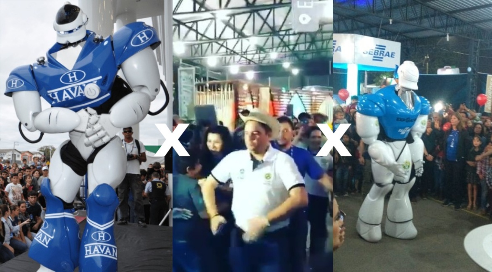 População sugere duelo entre robôs da Havan, Sebrae e governador Gladson Cameli