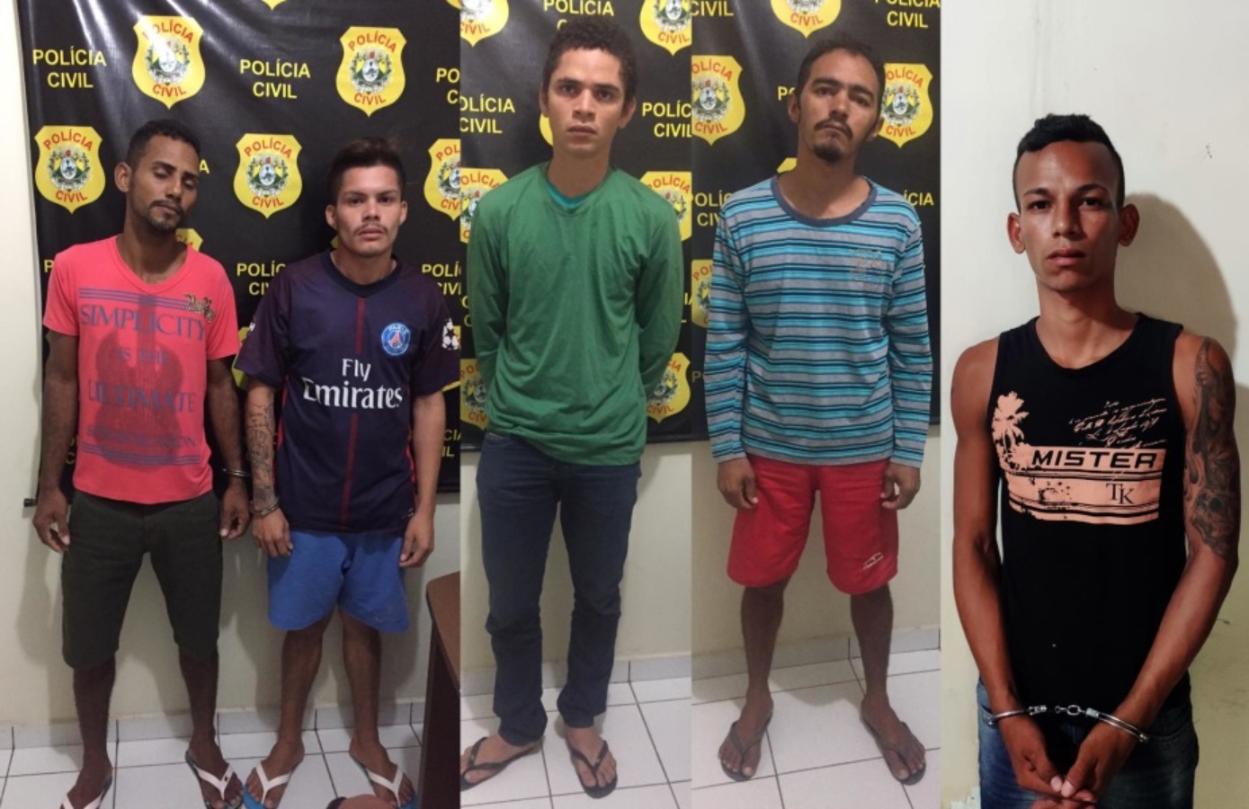 Cinco são presos acusados de assaltar e matar idosa de 73 anos