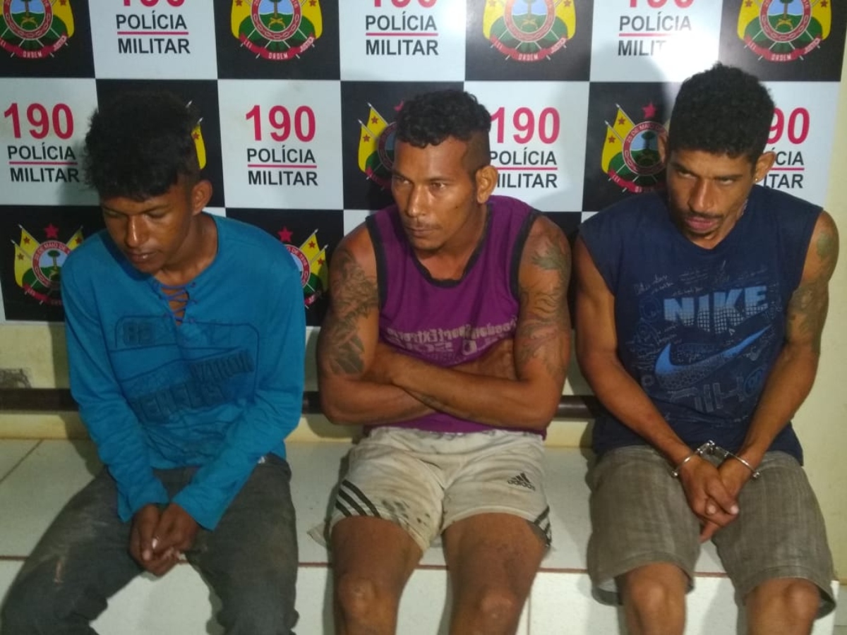 Três homens são presos acusados de roubar gado