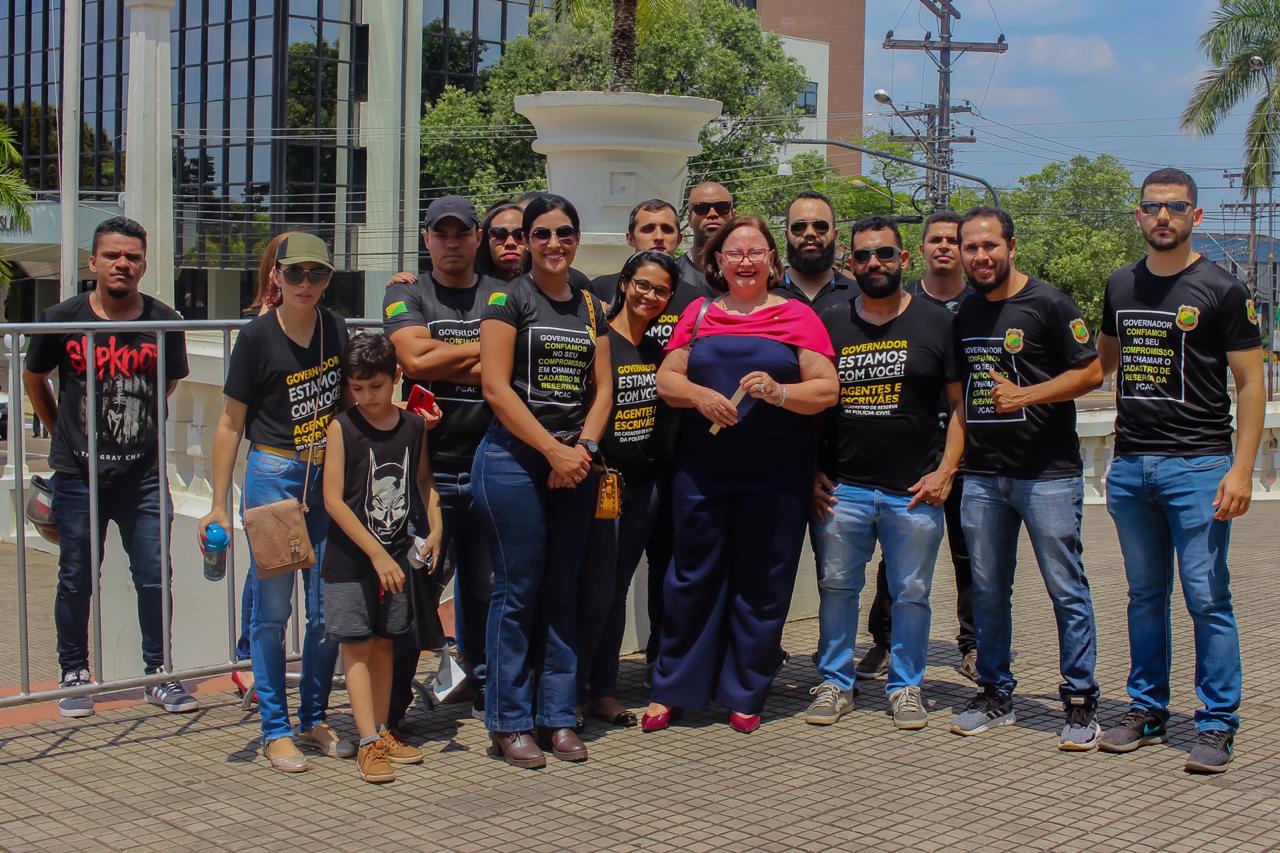 Vanda Milani confirma apoio a grupo de cadastro geral do concurso da Polícia Civil