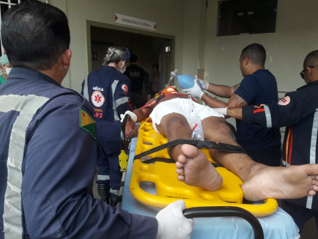 Detento é agredido dentro de cela e encaminhado em estado grave para o PS