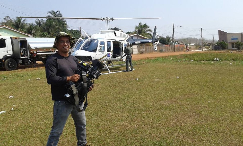 Cinegrafista de TV e mais dois somem em naufrágio em Rondônia