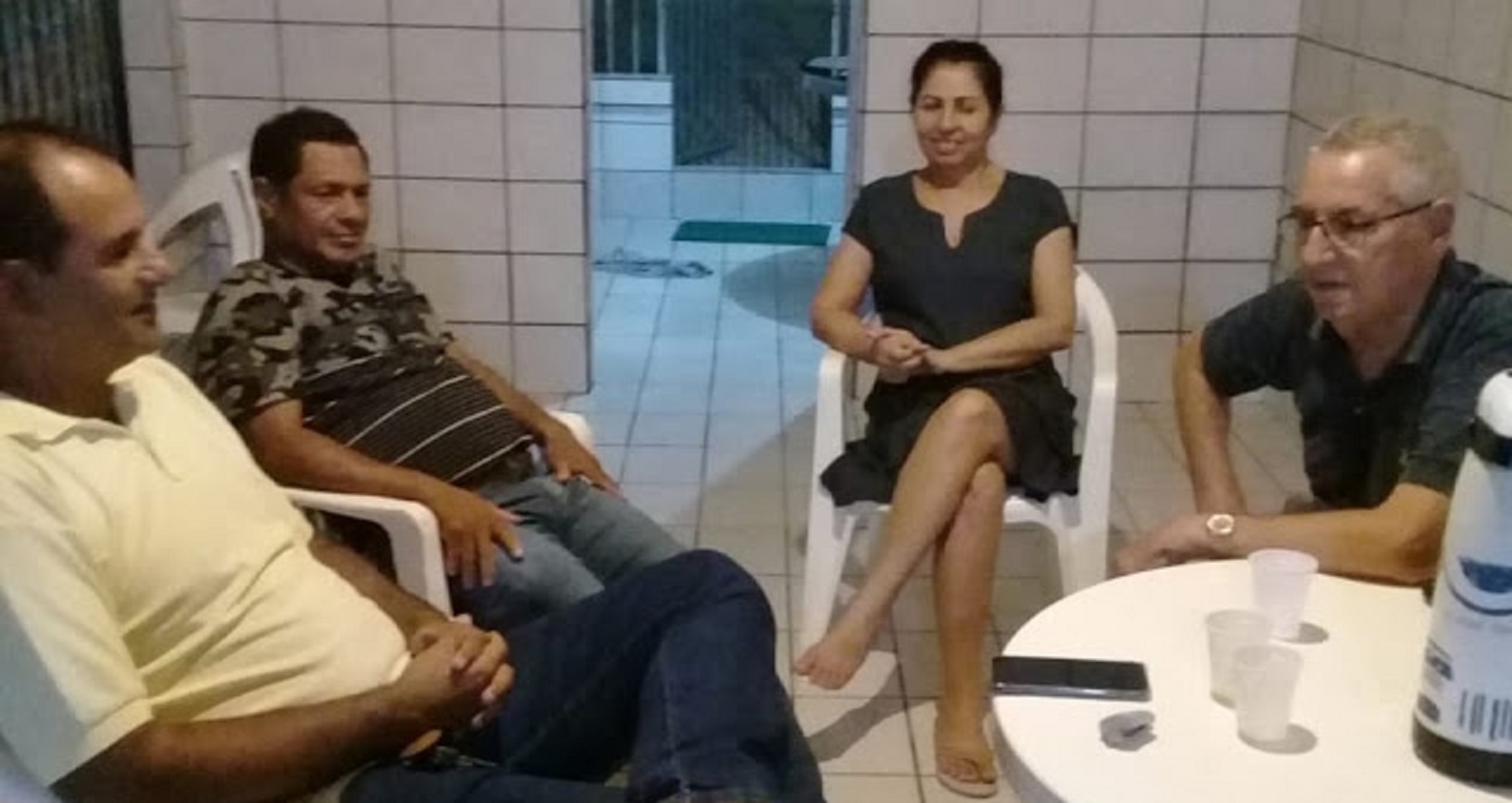 Sena: Zenil visita Toinha e diz que oposição está mais forte para 2020