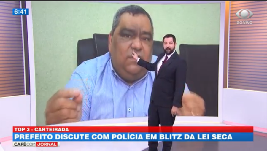 Mazinho é destaque na Bandeirantes e é chamado de “prefeitão” por apresentador