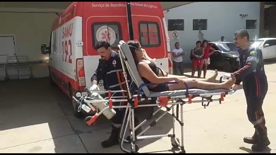Mulher leva facada nas costas enquanto caminhava em rua do bairro Santa Inês